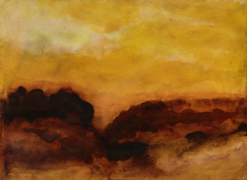 Landschaft in der Abendsonne 1