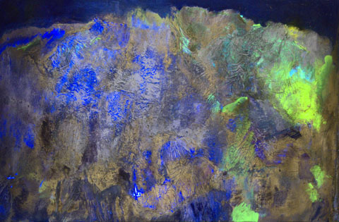Berg K 7, Ansicht unter Mischlicht (Tageslicht + UV-Licht)