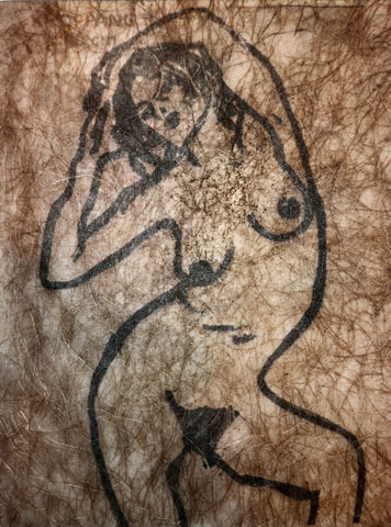 Akt nach G. Klimt